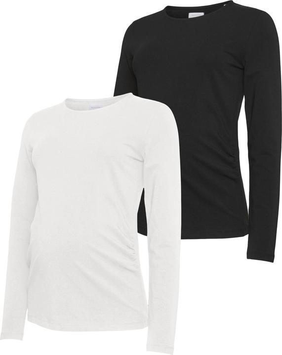Mamalicious Normal geschnitten Rundhals Top Bluse (XS)