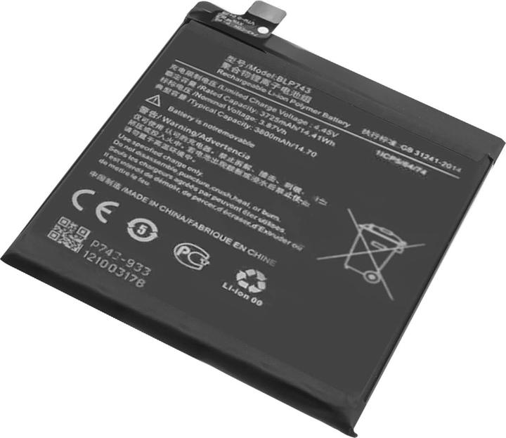 Actual product image Clappio 3800mAh replacement battery