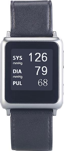 Produktbild Newgen medicals Blutdruck-Armbanduhr mit Pumpe, E-Ink-Display, Bluetooth & App