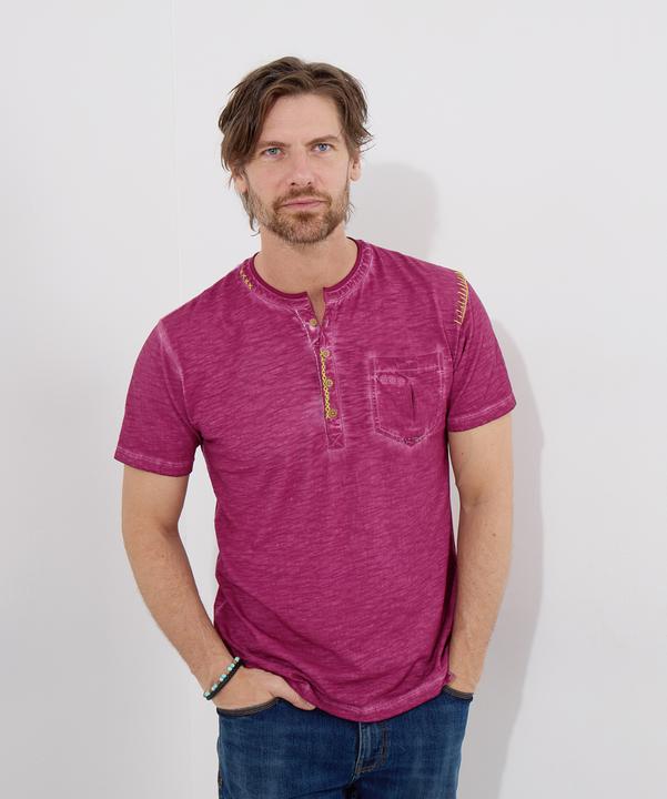 Actual product image Joe Browns Short Sleeve Chest Pocket Henley (S)