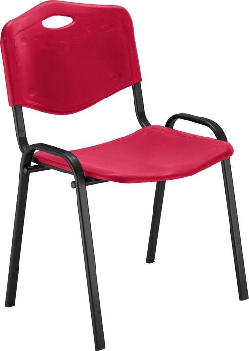 Nowy Styl NowyStyl Konferenzstuhl, H 470 mm x B 460 mm x T 410 mm, Kunststoff, mit Stahlgestell, Antikratzf...