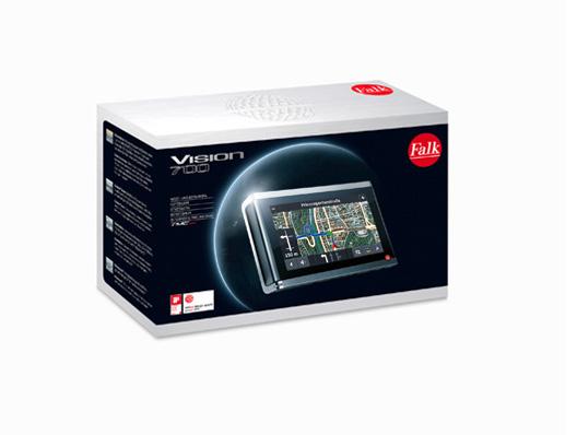 Produktbild Falk Vision 700, TMC, Bluetooth, Europakarten