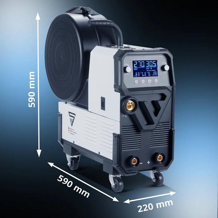 Produktbild Stahlwerk Schweissgerät MIG MAG 270 Digital IGBT Vollausstattung 4-in-1 mit 270 A