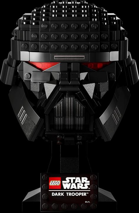 Actual product image LEGO Dark Trooper Helmet (75343, LEGO Rare Sets, LEGO Star Wars)