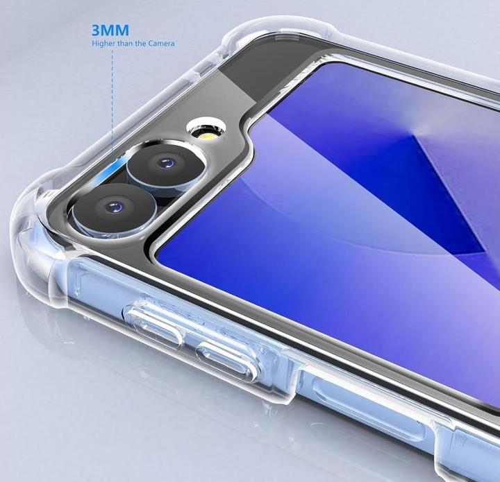 Productafbeelding Screenguard Magnetische Samsung Galaxy Z Flip6 Clear MagSafe hoesje (Samsung Galaxy Z Flip6)