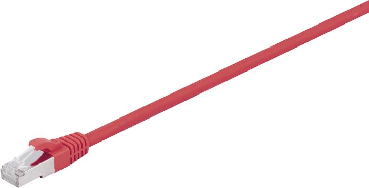 Actual product image Fuj Tek CAT6A S/FTP Network Cable, 1 m, Red (S/FTP, CAT6a, 1 m)