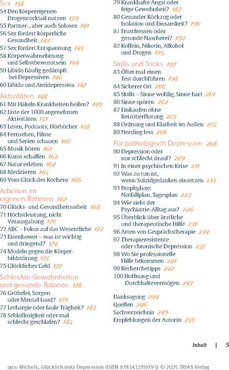 Actual product image Michels:Glücklich trotz Depression (German, Ulrike Michels, 2025)
