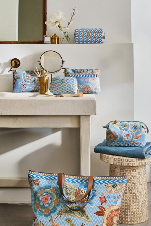 Immagine prodotto PIP Studio Charly Kosmetiktasche flach medium Matata blau 24x1x15.5cm