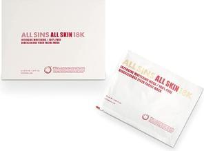 Actual product image All Sins18k Intensive Whitening Biocellulose Fibre Mask 20ml (20 ml)