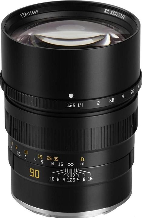 Actual product image TTArtisan 90mm f/1.25 X1D (Hasselblad X, full size)