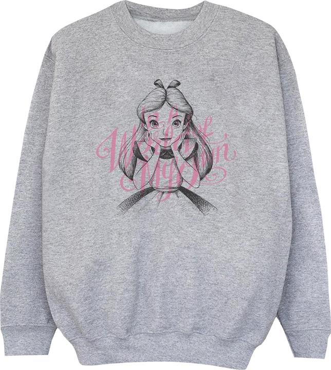 Actual product image Disney Boys Alice In Wonderland In A World Of My Own Sweatshirt (140, 146)