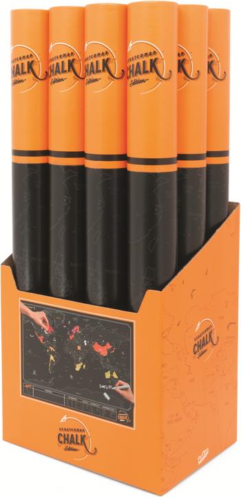 Actual product image Luckies Chalkboard Map (World map, 100 x 45.5 cm)