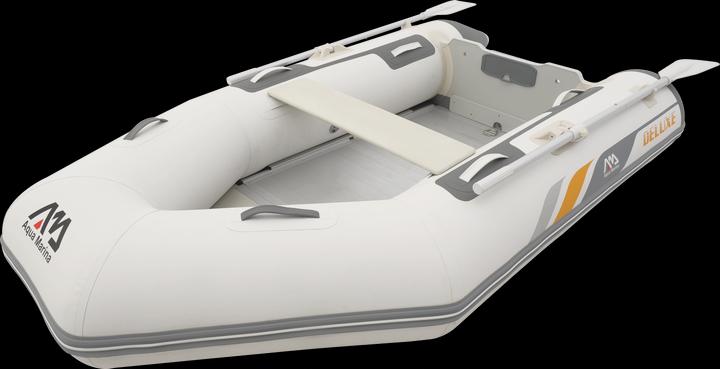 Produktbild Aqua Marina Deluxe Schlauchboot 4 Personen 277x150cm mit Hochdruck-PVC-Gewebe Reparaturset Handpumpe (277 cm, 4 Pers.)