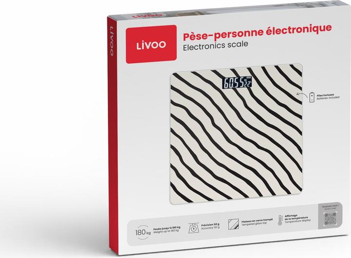 Actual product image Livoo Electronics scale (180 kg)