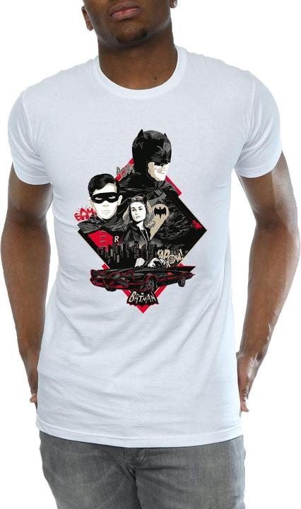 Produktbild Batman TV Serie Charakter Skyline TShirt (XL)