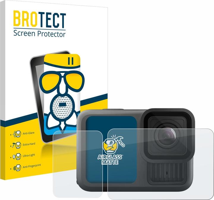 BROTECT AirGlass Vetro Opaco (Hero 13 Nero)