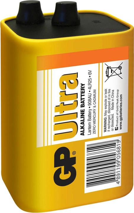 Produktbild GP Batteries Alkali/Mangan-Batterie 6 V 6 V 27 Ah (1 Stk., 4LR25, 27000 mAh)