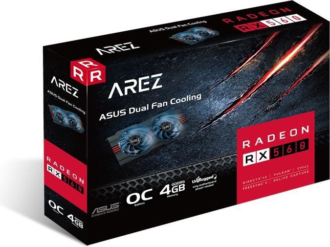 Produktbild ASUS Radeon AREZ RX 560 04G EVO (4 GB)