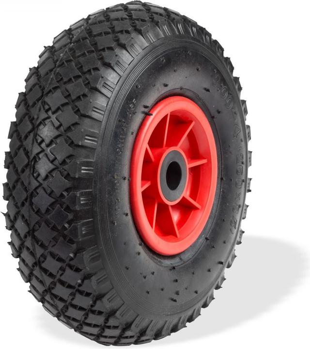 Produktbild Dema Sackkarrenrad / Luftrad mit Nadellager 3.00-4 rot (130 kg)