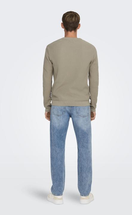 Immagine prodotto Only & Sons Onstony Ds 12 Ls Waffle Crew Knit Noos (XS)