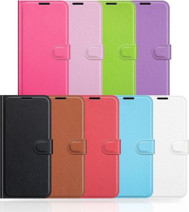 Produktbild König Design Hülle Handy Schutz für ZTE Blade A31 Case Flip Cover Tasche Etuis Bumper Rosa (ZTE Blade A31)