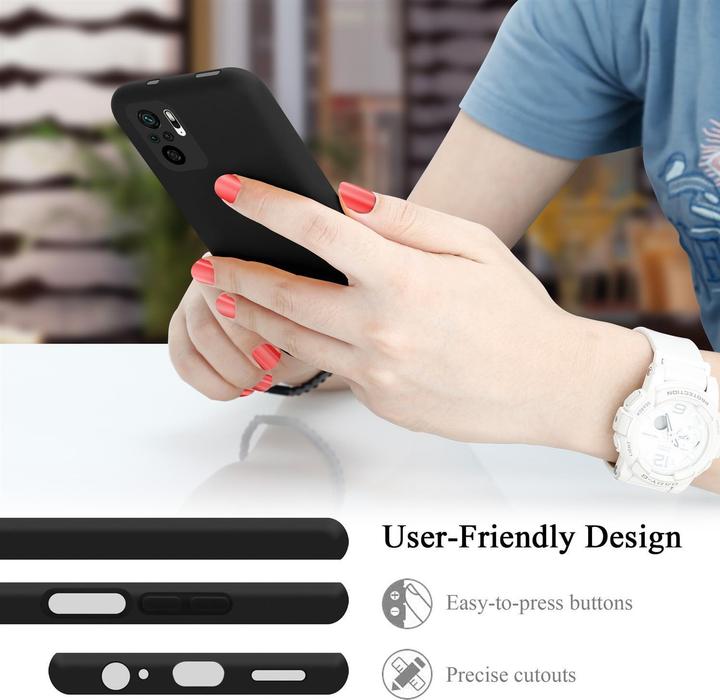 Actual product image Cadorabo TPU Liquid Silicone Case Cover (Xiaomi Redmi Note 10S, Xiaomi Mi Note 10, Xiaomi Redmi Note 10)