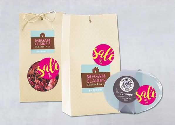 Produktbild Avery Dennison Zweckform Promotion-Etiketten "Sale", pink gelb mehr Aufmerksamkeit für Ihre Produkte, einfach au...