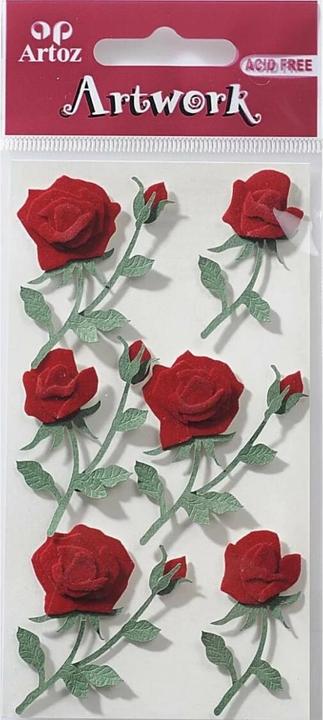 Image du produit Artoz Sticker motif roses 1 feuille