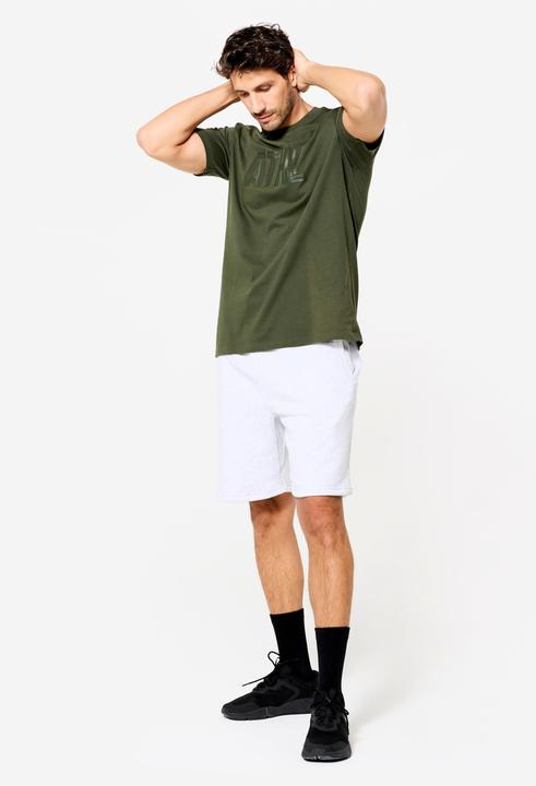 Actual product image Domyos T-Shirt Herren Baumwolle Regular - khaki (M)