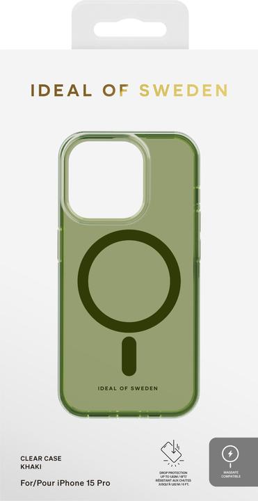 Produktbild iDeal Of Sweden Magsafe Designer Hard-Cover Khaki (Apple iPhone 15 Pro)