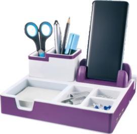 Twinco TWIN Desk Organizer 210x216x95 mm lilla