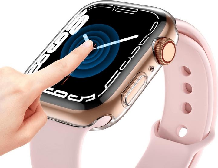 Actual product image Cover-Discount Apple Watch 10 - 46mm - Rubber protective case transparent
