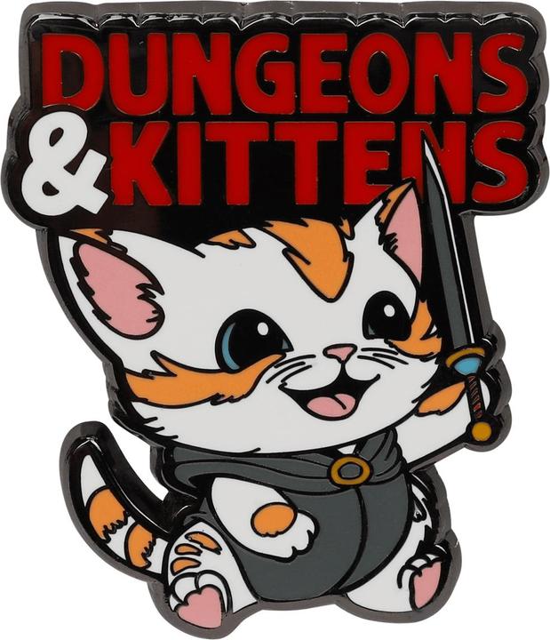 Produktbild Glass Staff Anstecker Dungeons und Kittens Mehrfarbig