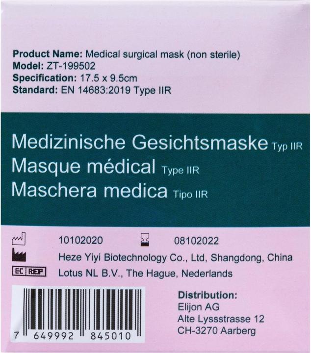 Produktbild Persanté Hygienemaske (Typ IIR, 50 x)