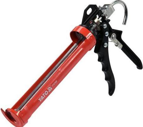 Actual product image Yato Cartridge press Silicone gun Cartridge gun Press Silicone syringe Silicone gun Squeeze gun