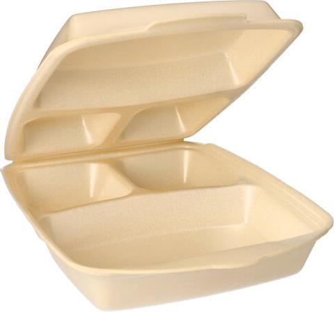 Image du produit Papstar 12045 Boîte à pain Polystyrène expansé (EPS) Beige (e) (50 x)