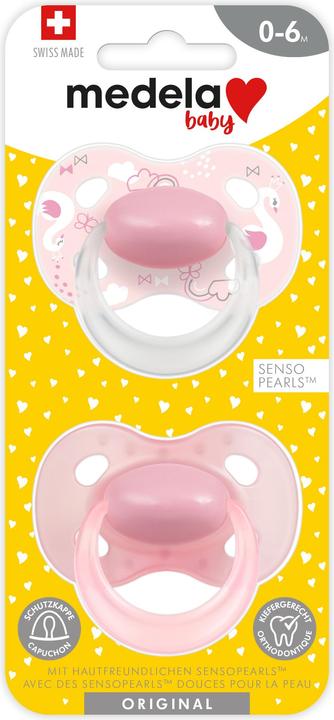 Actual product image Medela Baby Original Girl (2 x, up to 6 M.)