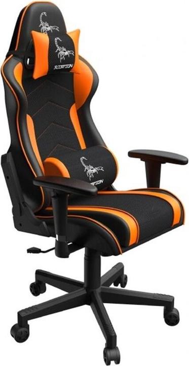 Image du produit Gembird GC-SCORPION-04X Chaise de gamer "SCORPION", noir et orange, chaise en tissu avec des...