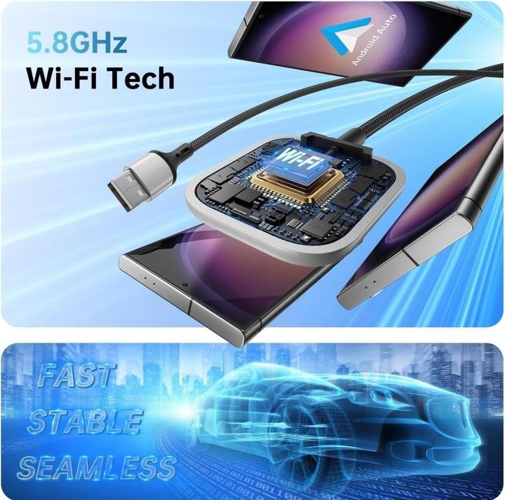 Produktbild PowerGuard Wireless Android Auto Adapter