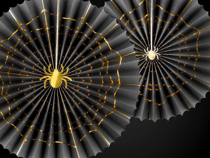 Productafbeelding Partydeco Spinnenweb rozen (2 st.)