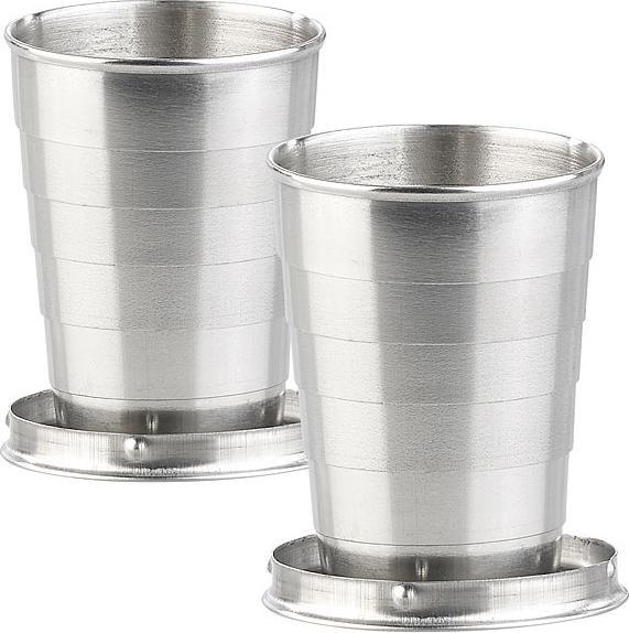 Produktbild Semptec 2er-Set Mini-Teleskopbecher mit Schlüsselanhänger (30 ml)