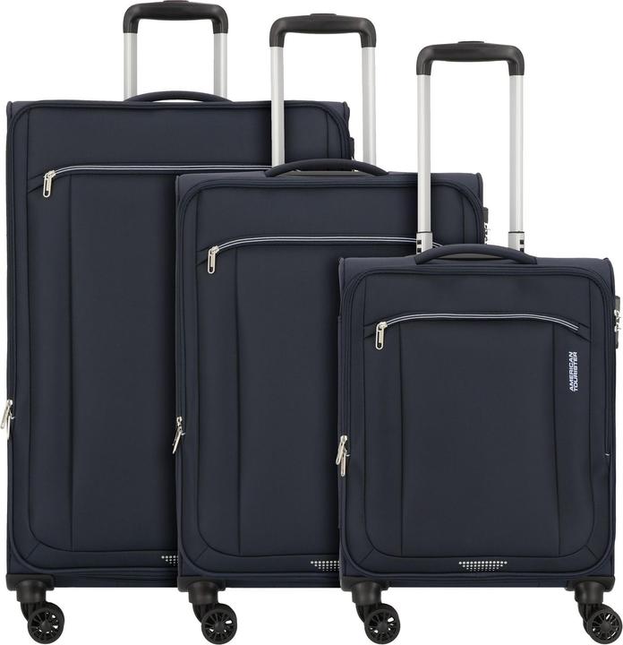 American Tourister Avantour 4 Rollen Kofferset 3-teilig mit Dehnfalte (218 l, XL (ab 115l))