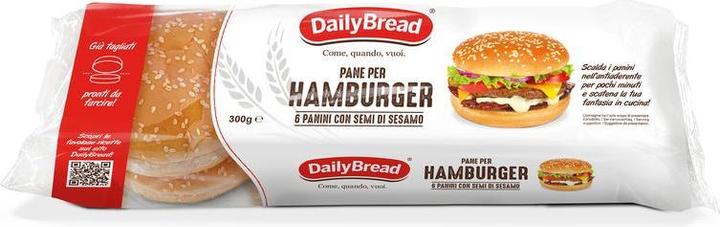 Immagine prodotto Jaus Burger Buns mit Sesam geschnitten 6 Stück (300 g)