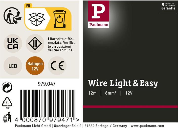 Image du produit Paulmann Câble de tension
