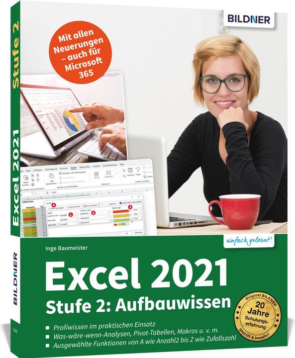 Produktbild Excel 2021 - Stufe 2: Aufbauwissen (Deutsch, Inge Baumeister, 2022)