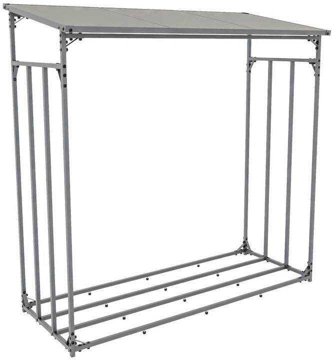 Produktbild Swisshandel24 Kaminholzunterstand Ruston Metall XL, anthrazit