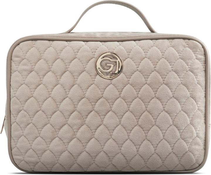 Cimi Gillian Jones - 2-compartment Bosmetic Bag Beige velour