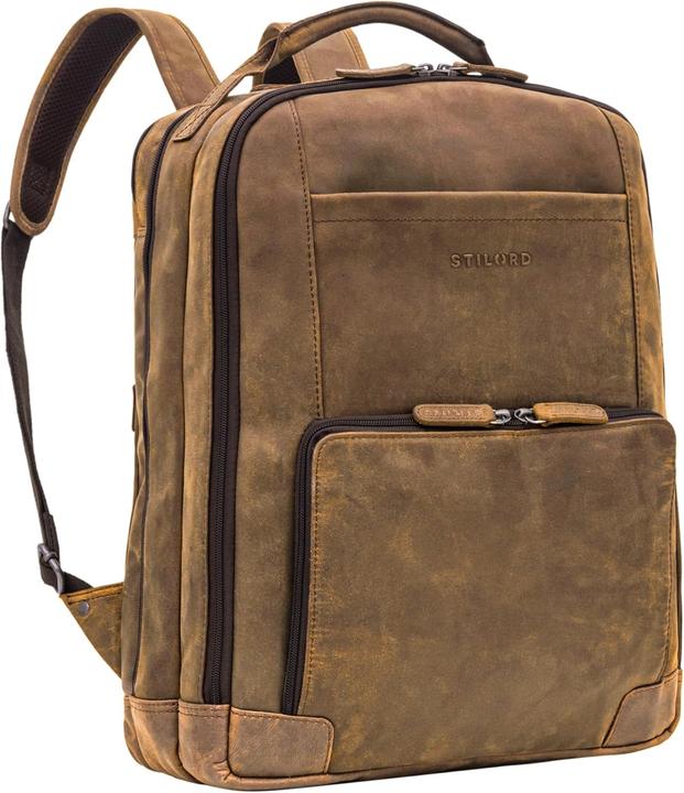 Stilord XL Leder-Businessrucksack Harlow