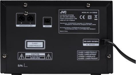 Produktbild JVC UX-C25DAB (Bluetooth, 2x 7 W)