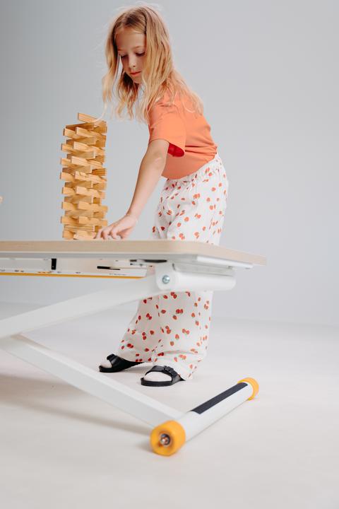 Image du produit PopTop La scrivania per bambini regolabile in altezza (115 x 65 x 86 cm)